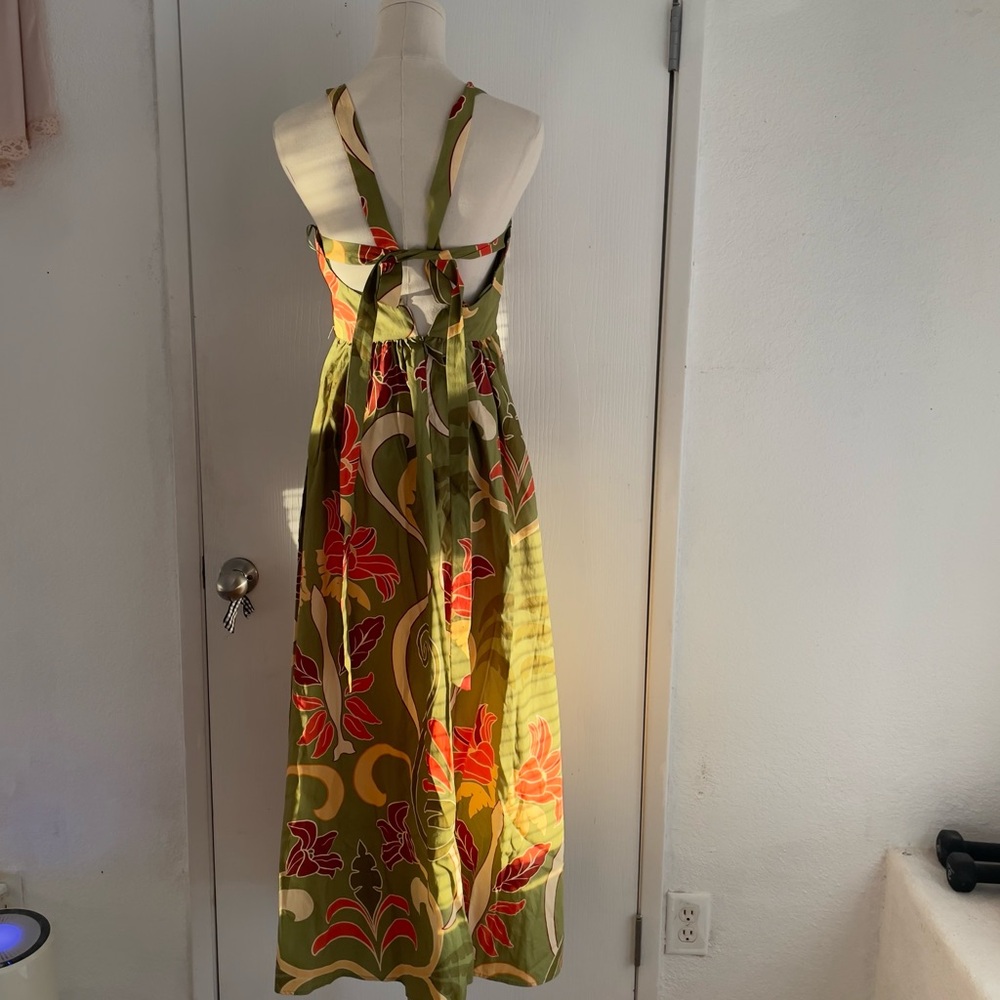 NWT ZARA PRINT MAXI DRESS SIZE S 2024